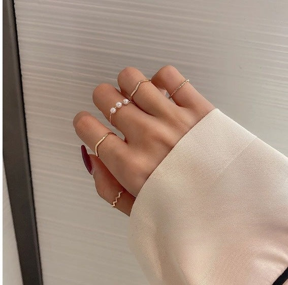 PEARL RING SET