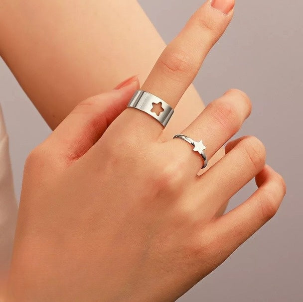 SATR COUPLE RING SET