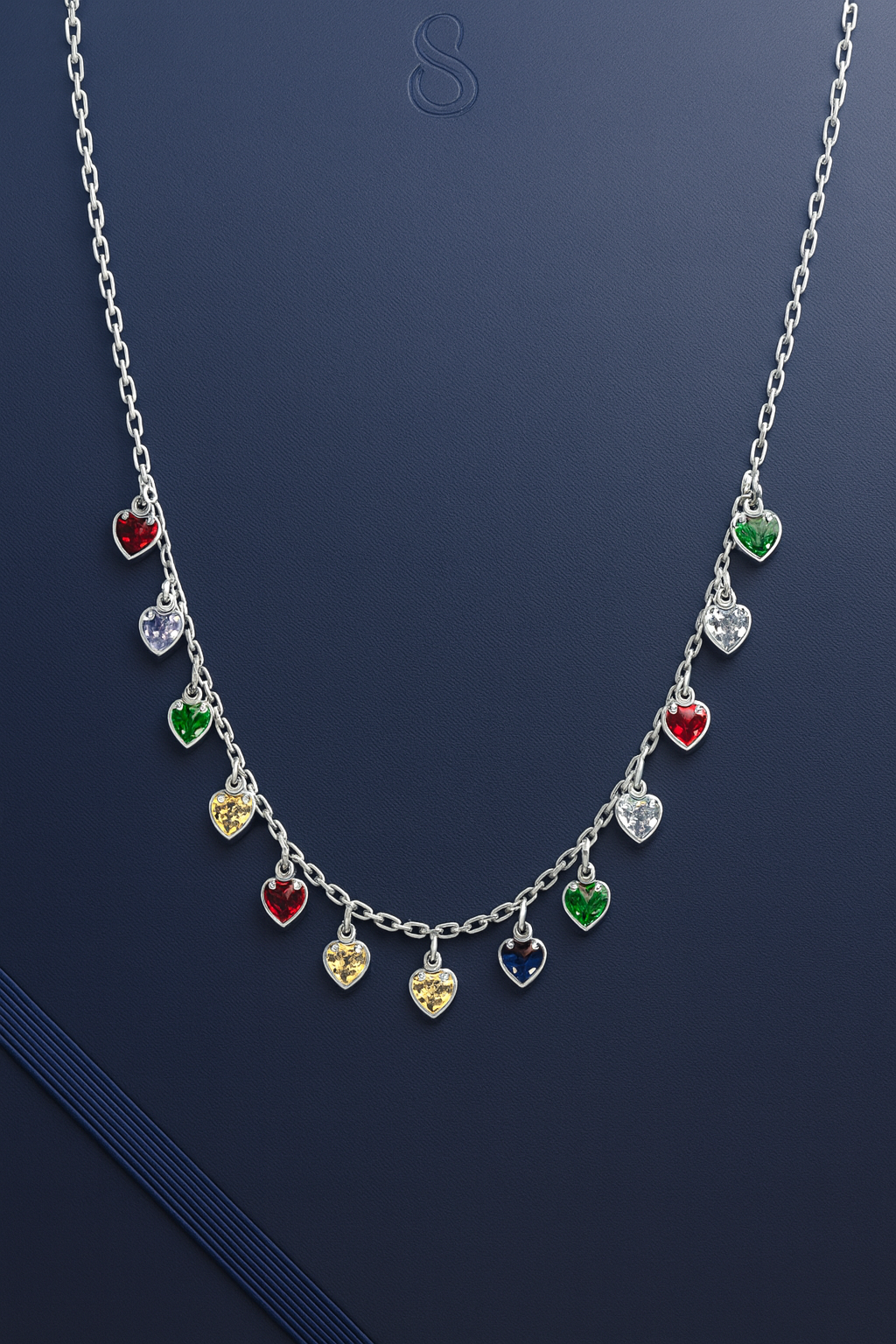 MULTI COLOUR STONE CHAIN