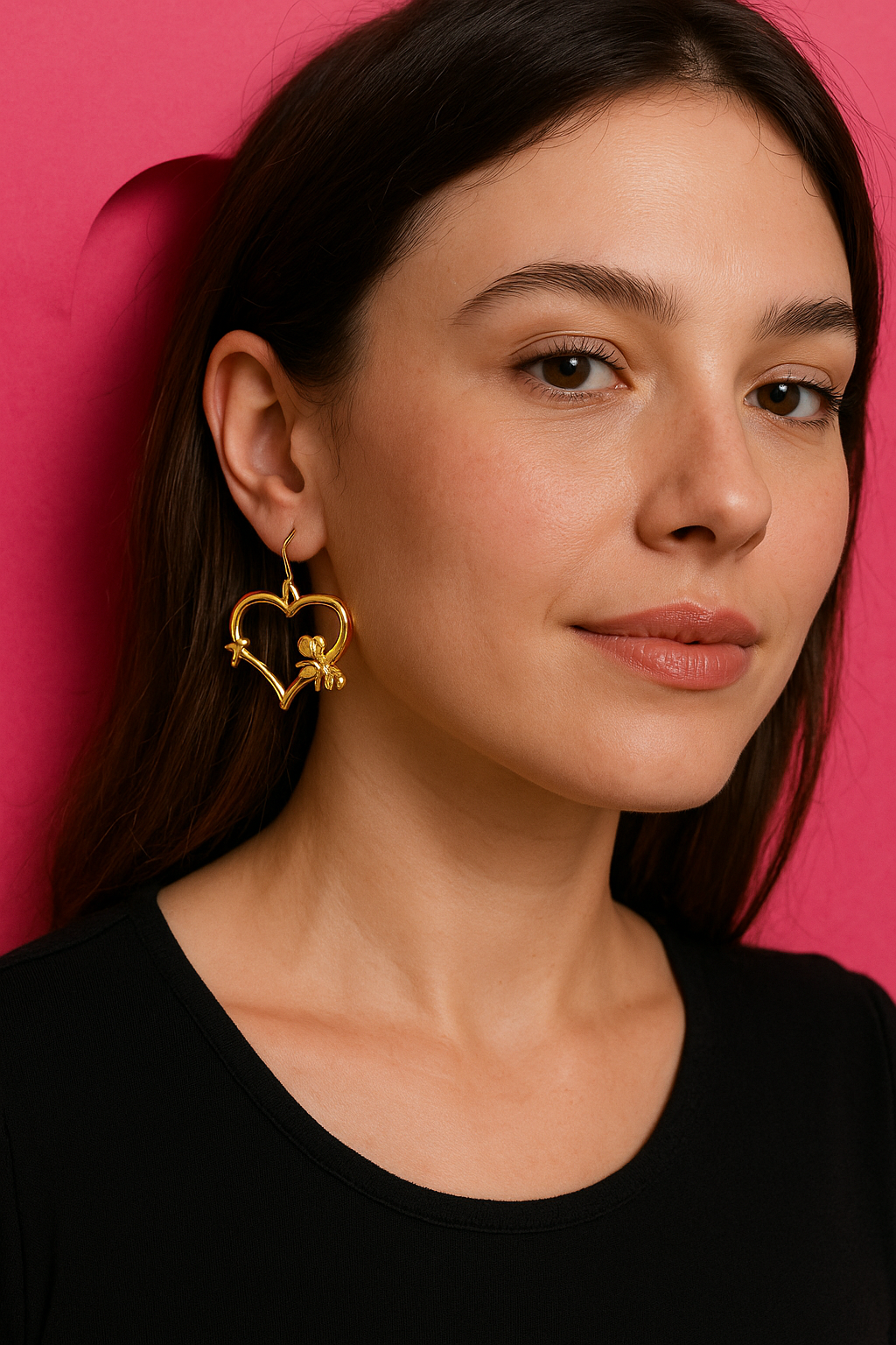 HEART SHAPE EARRING