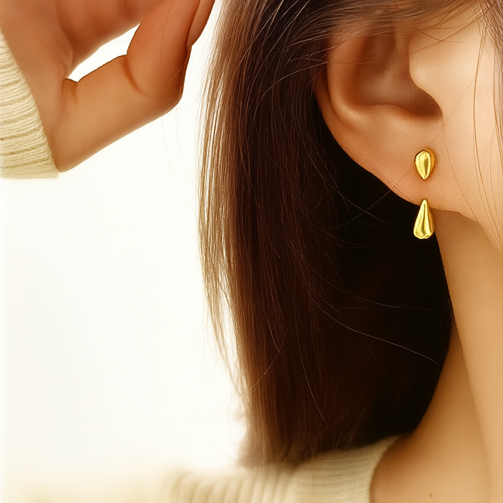 DROP EAR STUDS FOR WOMEN