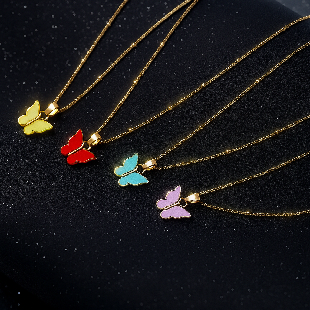 BUTTERFLY NECK PENDANT