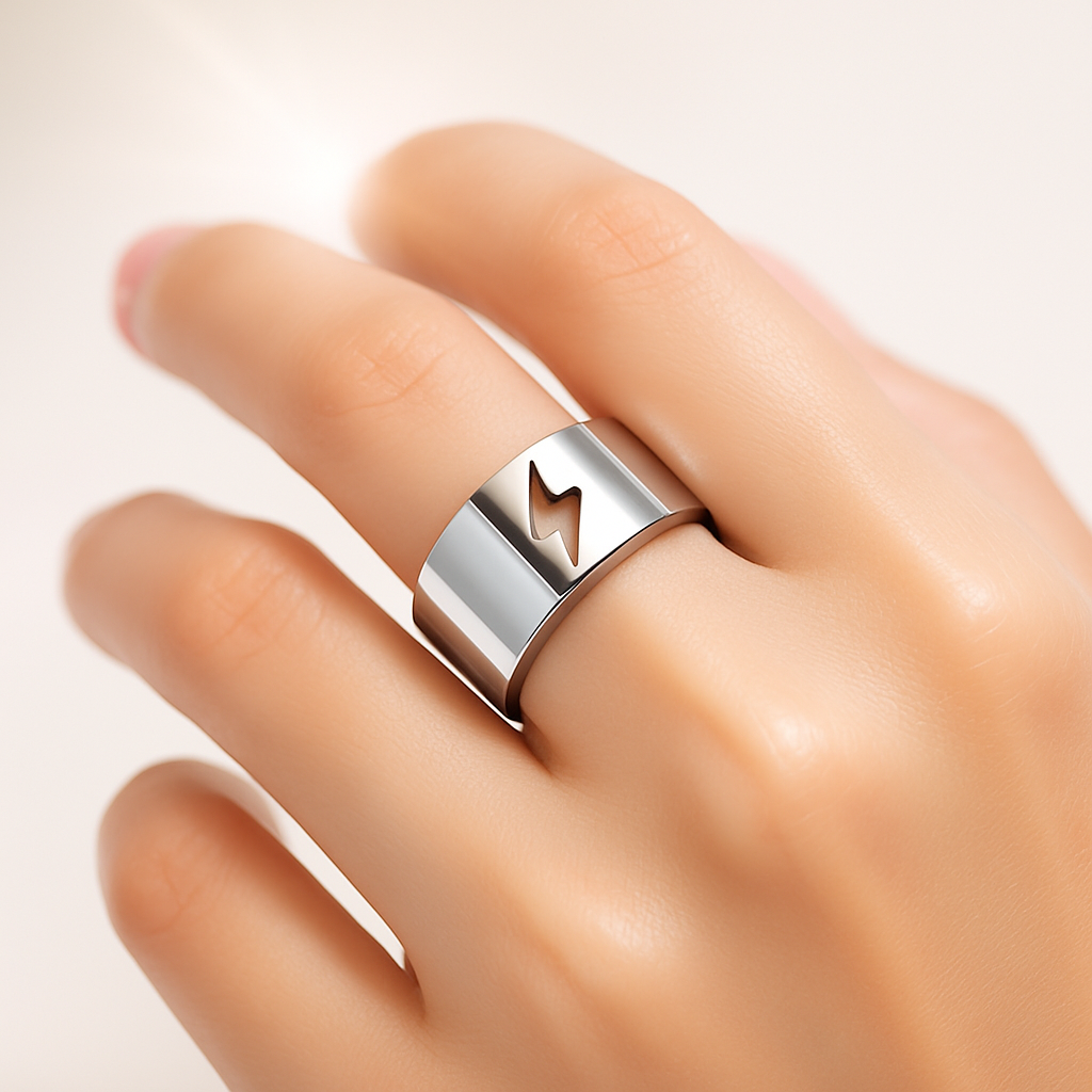 THUNDER BOLT COUPLE RING
