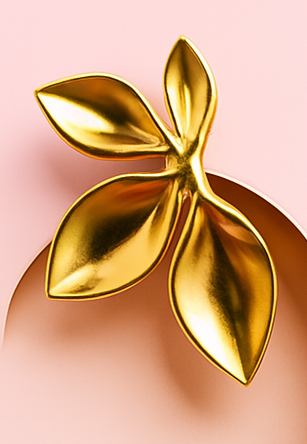 FLOWER SHAPE KOREAN EARRING
