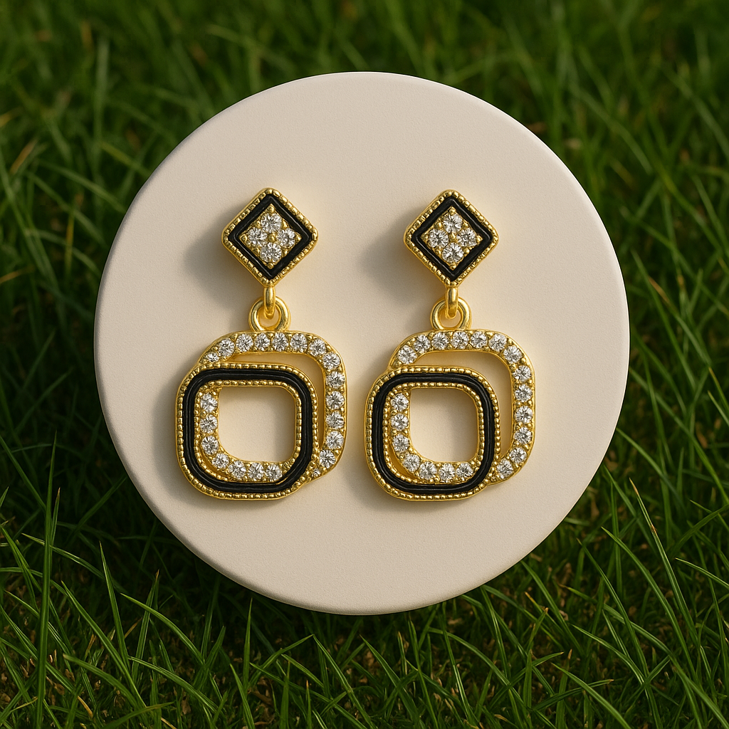 DOUBLE LAYER EARRINGS